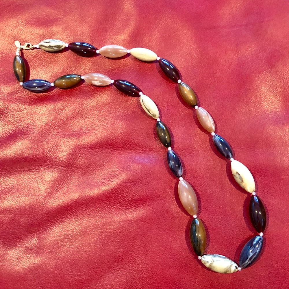 Anthropologie Large Beaded Necklace